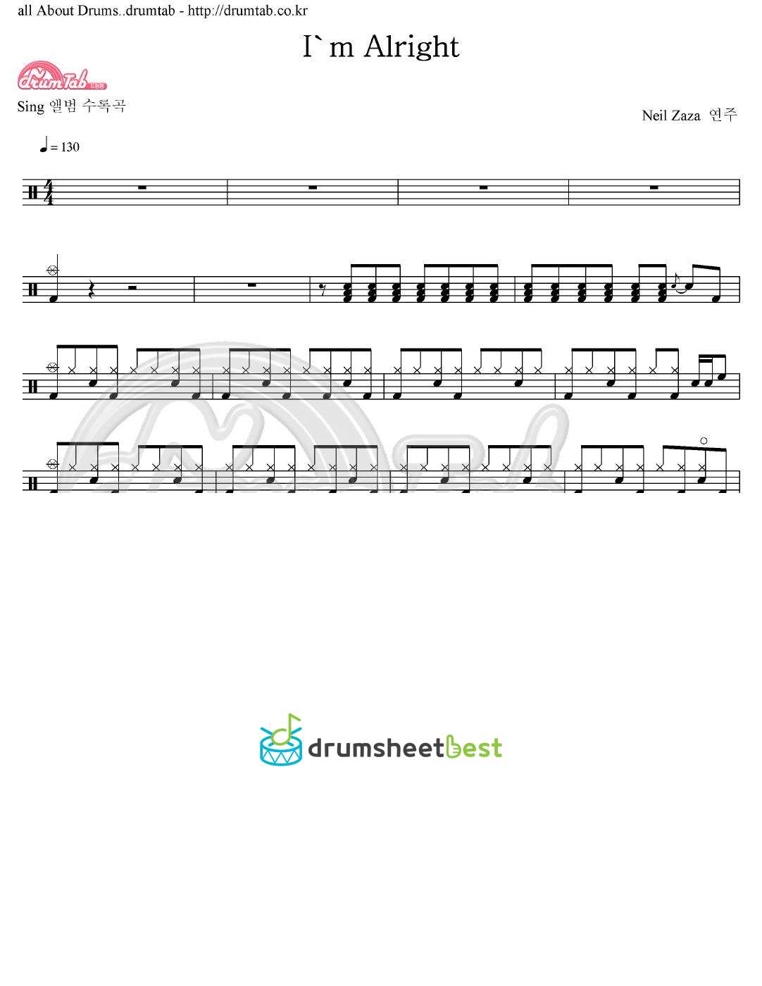 I'm Alright preview page 1