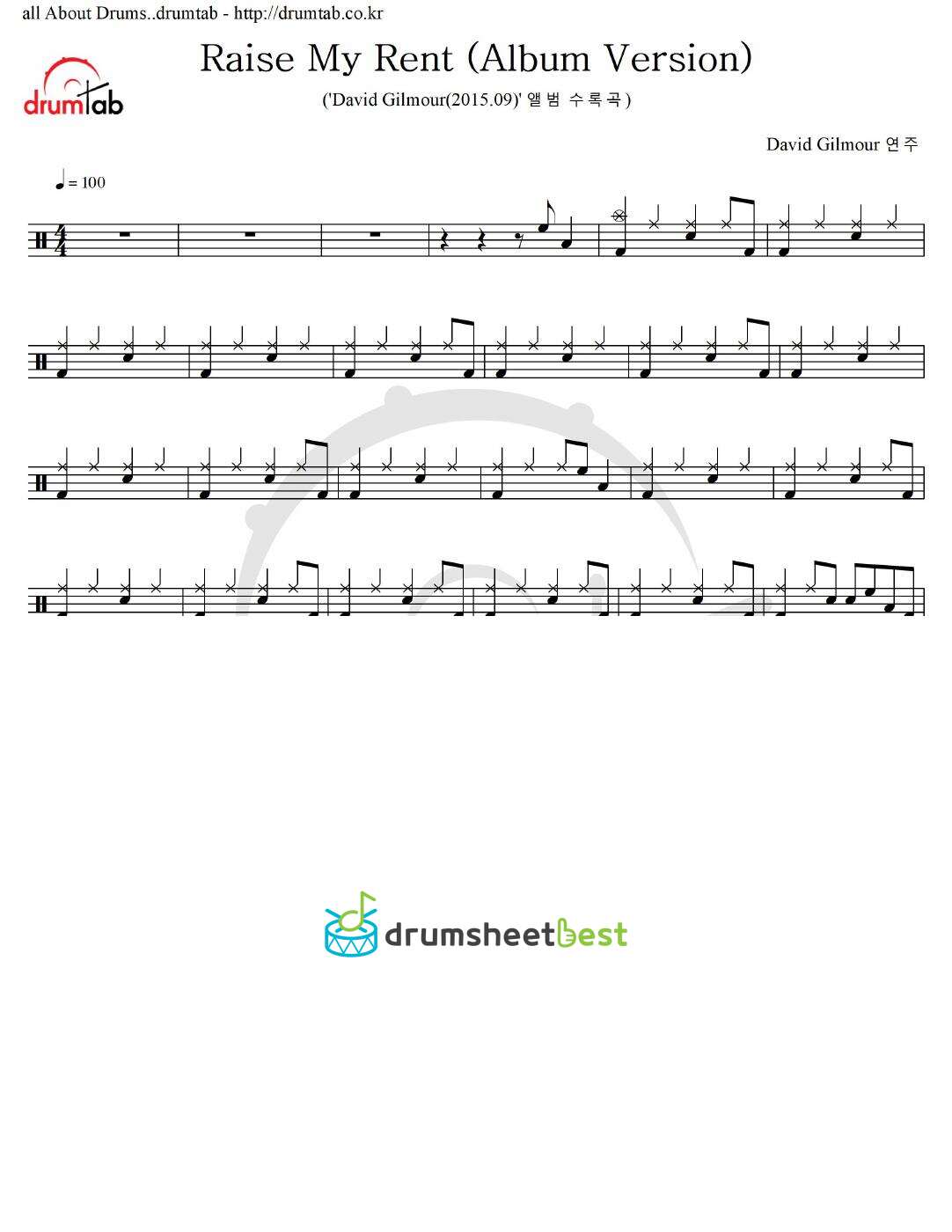 Raise My Rent (Album Version) preview page 1