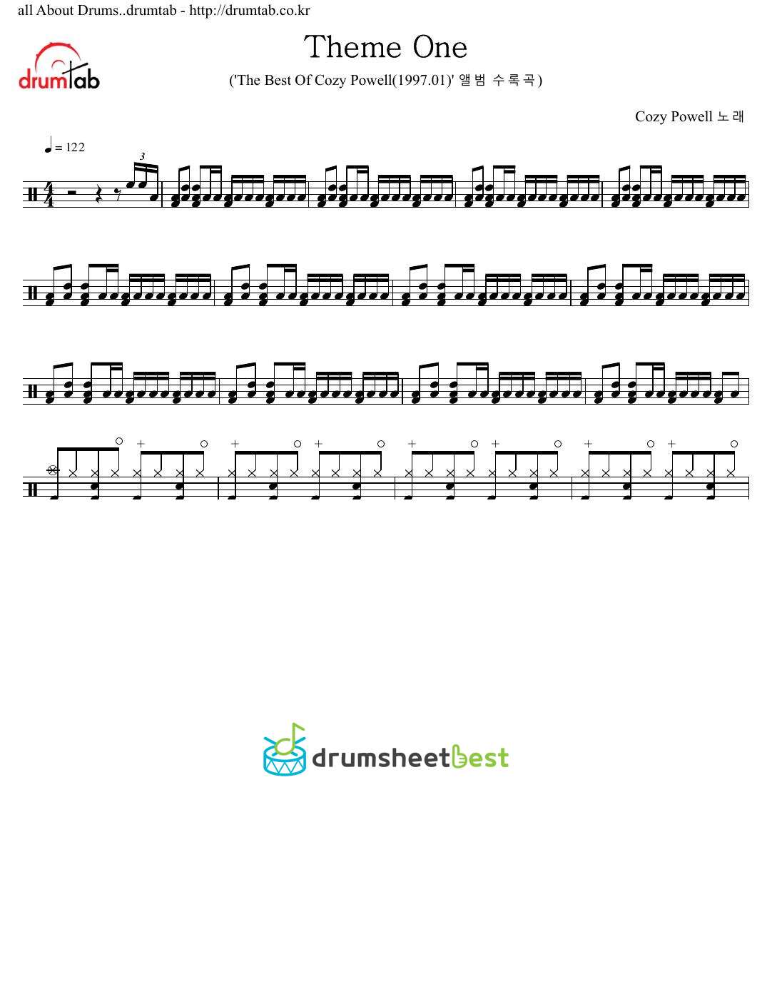 Theme One preview page 1