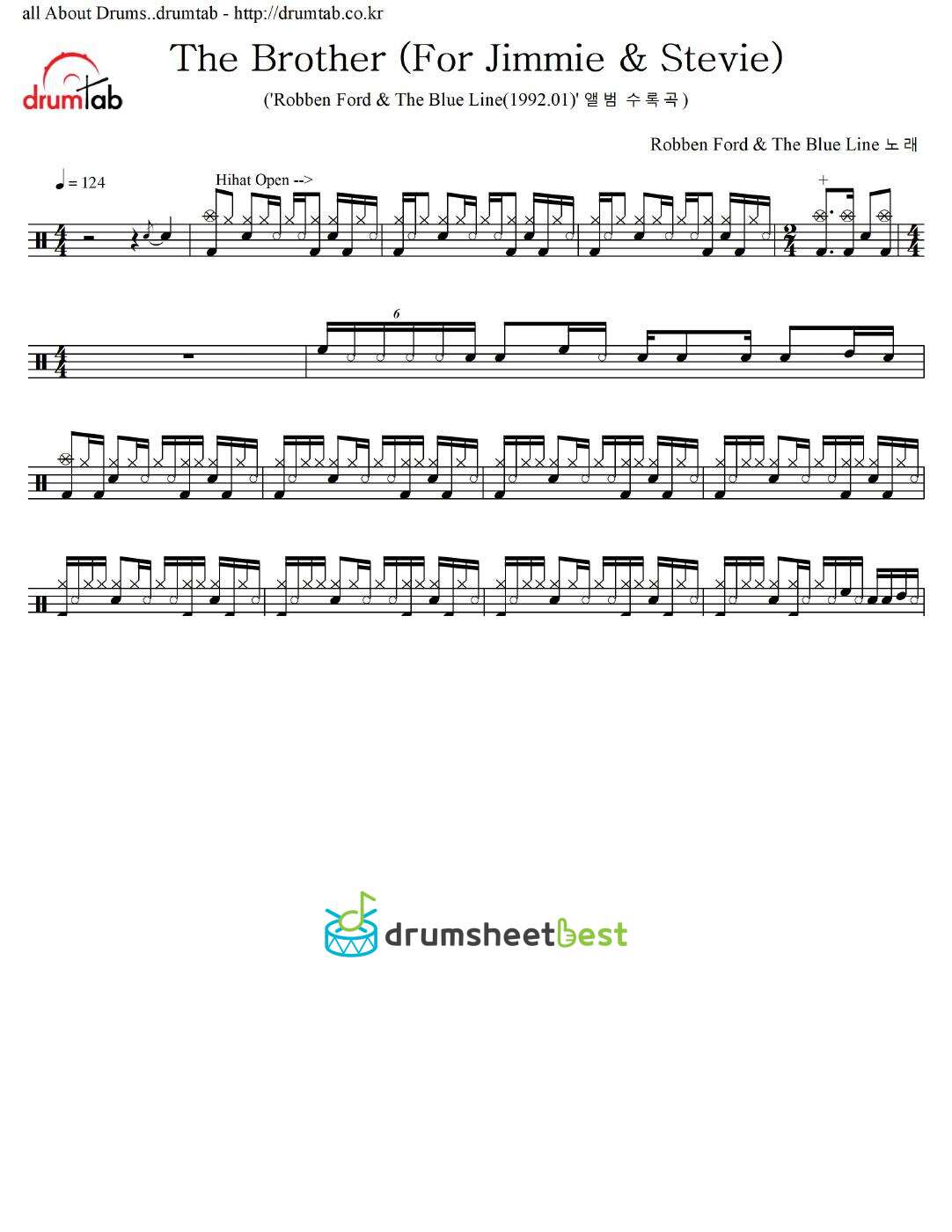 The Brother (For Jimmie & Stevie) preview page 1