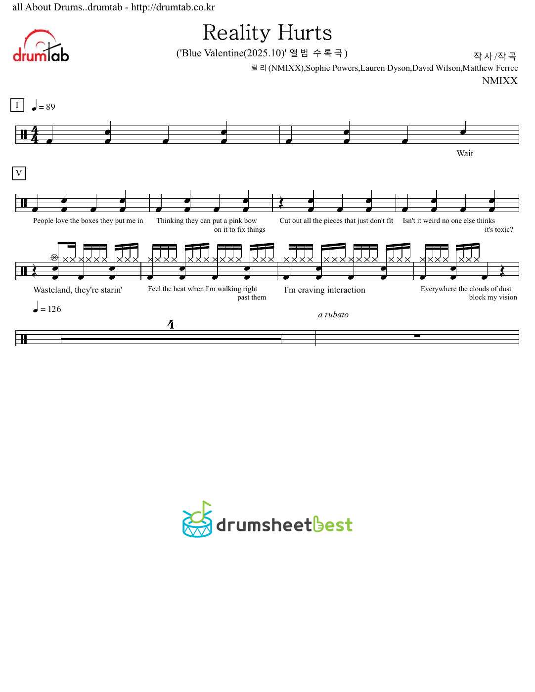 Reality Hurts preview page 1