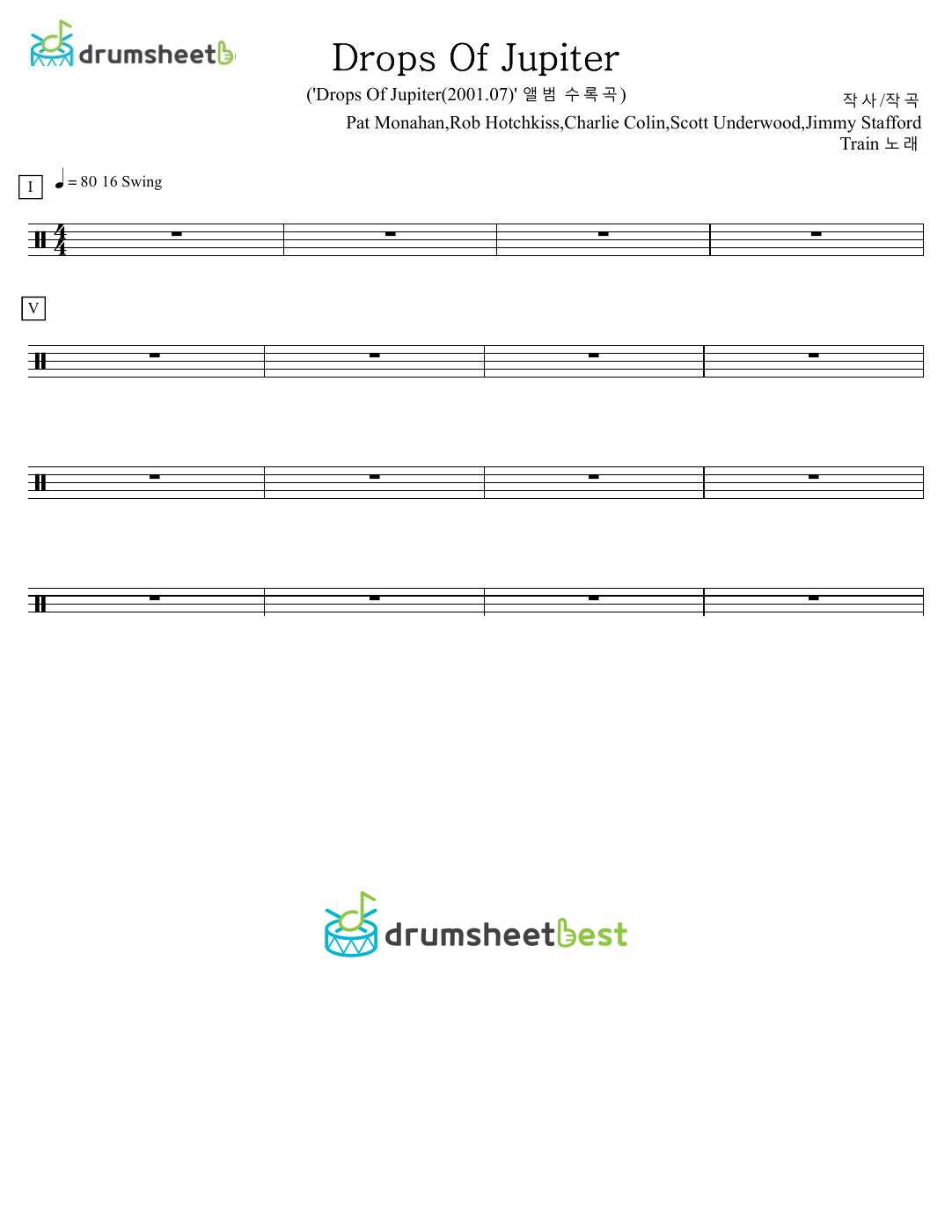 Drops Of Jupiter preview page 1