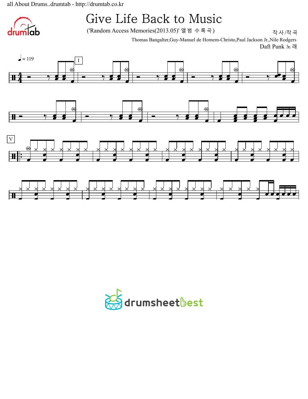 Give Life Back to Music preview page 1