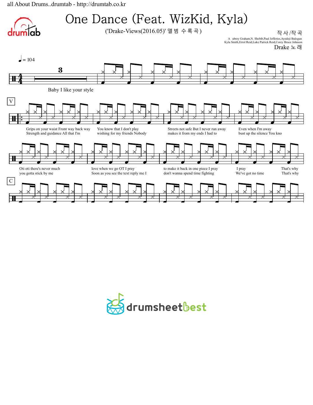 One Dance preview page 1