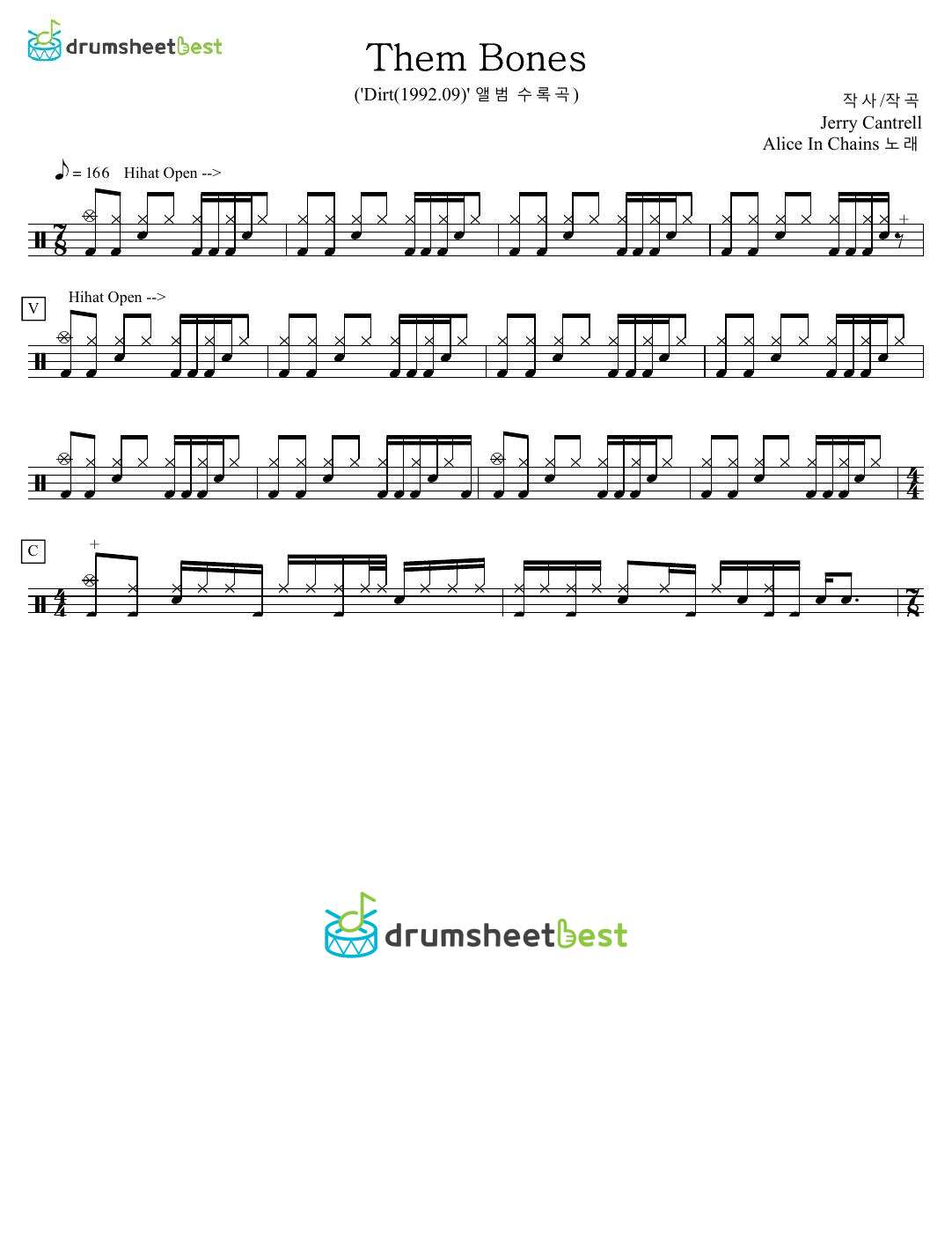 Them Bones preview page 1