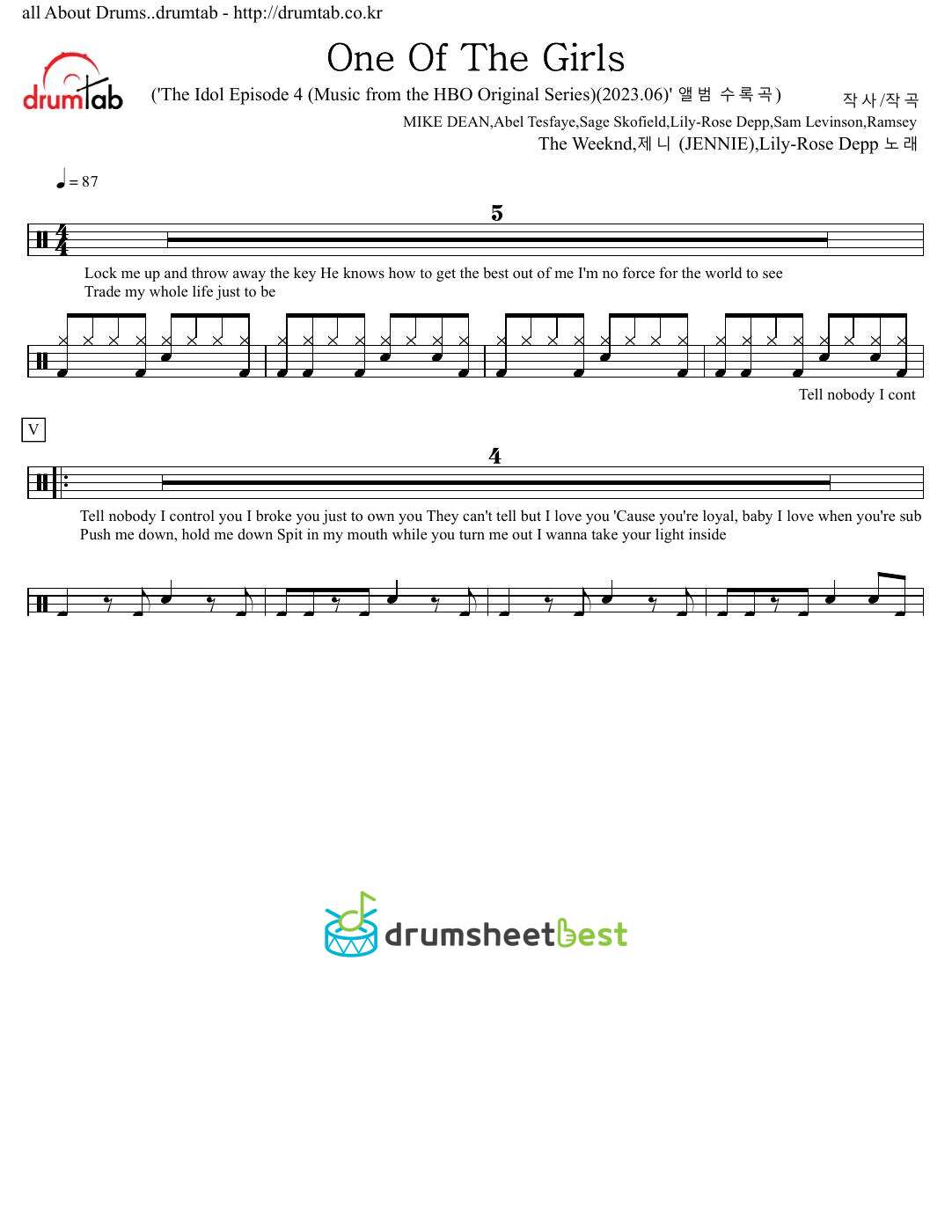 One Of The Girls preview page 1